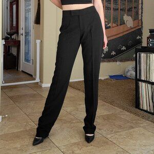 Long Tall Sally NWT Black Straight Leg Trouser Size 8